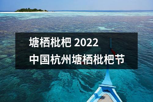 塘栖枇杷 2022中国杭州塘栖枇杷节